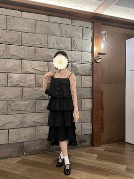 艾雪莉塵さん（レディース・153cm）の秋コーディネート