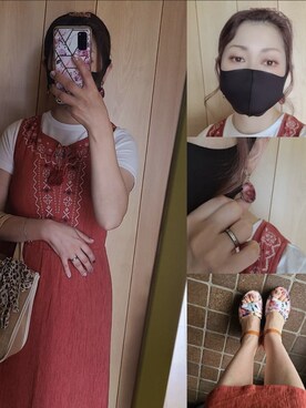 「アイテム（ワンピース/ドレス）」を使った、HITOMI61さん（レディース・157cm・30代）の冬コーディネート