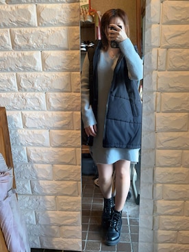 「アイテム（ワンピース/ドレス）」を使った、HITOMI61さん（レディース・157cm・30代）の秋コーディネート