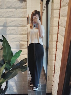 「ジーユーコーデ」｜HITOMI61さん（レディース・157cm）の夏コーディネート
