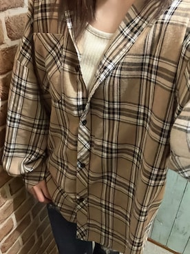 「AZUL（アズール）のアイテム（パンツ）」を使った、HITOMI61さん（レディース・157cm）の秋コーディネート