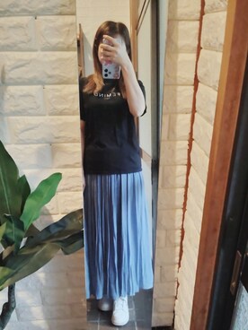 「FEMIND TOKYO（フェマイントウキョウ）のアイテム」を使った、HITOMI61さん（レディース・157cm）の夏コーディネート