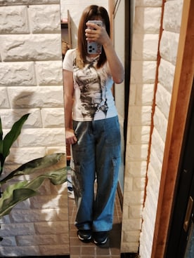 「攻めコーデ」｜HITOMI61さん（レディース・157cm）の夏コーディネート