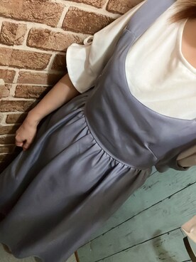 「アイテム（ワンピース/ドレス）」を使った、HITOMI61さん（レディース・157cm・30代）の夏コーディネート