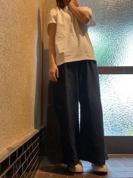 「フォロー、イイネ、お気に入り登録お願いします♡」｜「アイテム（スニーカー）」を使った、HITOMI61さん（レディース・157cm）の春コーディネート