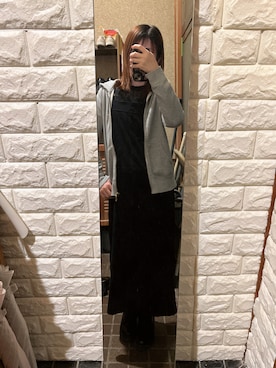 「アイテム（ワンピース/ドレス）」を使った、HITOMI61さん（レディース・157cm・30代）の冬コーディネート