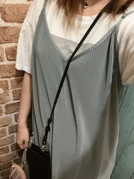 「アイテム（ワンピース/ドレス）」を使った、HITOMI61さん（レディース・157cm・30代）の夏コーディネート