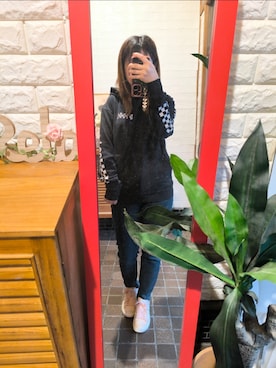 「古着女子」｜HITOMI61さん（レディース・157cm）の秋コーディネート