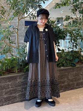 「Samansa Mos2（サマンサ モスモス）のアイテム」を使った、たにのさん（レディース・151cm）の夏コーディネート