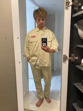 「KANEKO OPTICAL（カネコオプティカル）のアイテム」を使った、がん にいさん（メンズ・179cm）の春コーディネート