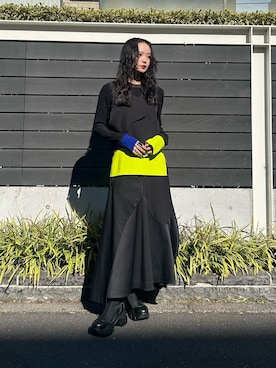 「アイテム（その他トップス）」を使った、REINAさん（レディース・162cm）の秋コーディネート