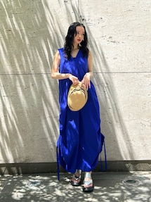 スカート UN3D. TYPEWRITER GATHER OP UN3D. ワンピース TYPEWRITER GATHER OP / タイプライター