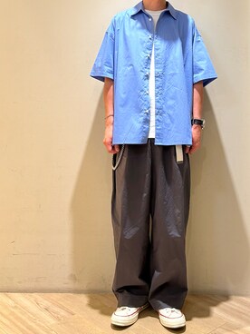 「Hender Scheme（エンダースキーマ）のアイテム（パンツ）」を使った、ryoichi2627さん（メンズ・175cm）の夏コーディネート