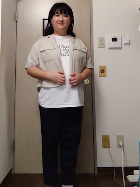 「Lattice（Lattice）のアイテム（ピアス（両耳用））」を使った、✽はなもも✽さん（レディース・156cm）の夏コーディネート