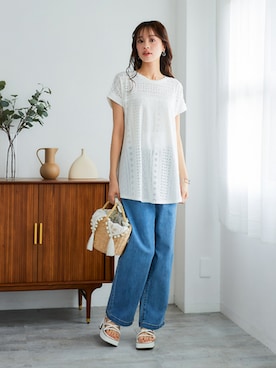 nissen Ladies Modelsさん（レディース・167cm）の春コーディネート