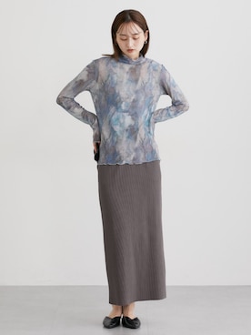 「nissen（ニッセン）のアイテム」を使った、nissen Ladies Modelsさん（レディース・169cm）の秋コーディネート