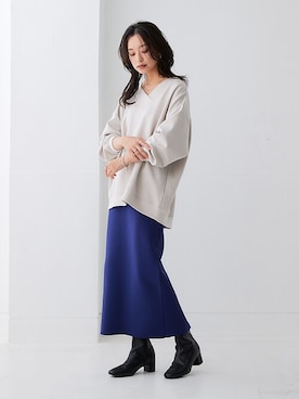 nissen Ladies Modelsさん（レディース・163cm）の冬コーディネート