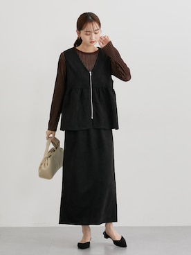 nissen Ladies Modelsさん（レディース・169cm）の秋コーディネート