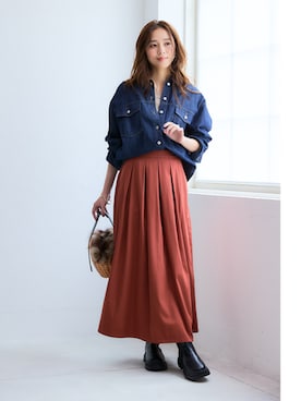 nissen Ladies Modelsさん(レディース・165cm)の秋コーディネート