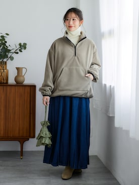 「nissen（ニッセン）のアイテム」を使った、nissen Ladies Modelsさん（レディース・160cm）の秋コーディネート