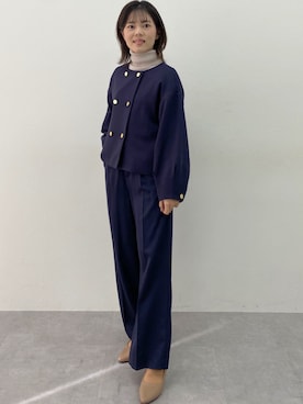 「アイテム（フォーマルスーツ/小物）」を使った、nissen Ladies Modelsさん（レディース・157cm）の秋コーディネート