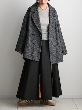 「Soiunique（スワユニーク）のアイテム」を使った、nissen Ladies Modelsさん（レディース・160cm）の秋コーディネート