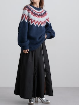 「nissen（ニッセン）のアイテム」を使った、nissen Ladies Modelsさん（レディース・154cm）の秋コーディネート