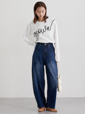 「nissen（ニッセン）のアイテム」を使った、nissen Ladies Modelsさん（レディース・169cm）の秋コーディネート