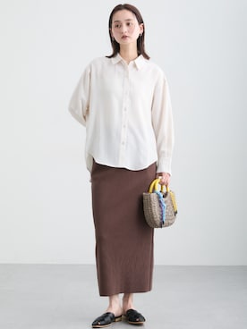 「nissen（ニッセン）のアイテム」を使った、nissen Ladies Modelsさん（レディース・169cm）の春コーディネート