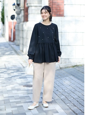 nissen Ladies Modelsさん(レディース・166cm)の冬コーディネート