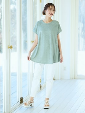 nissen Ladies Modelsさん（レディース・167cm）の春コーディネート