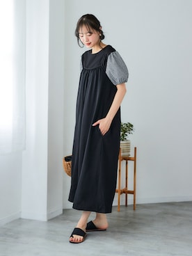 「pattok」｜「アイテム（ワンピース/ドレス）」を使った、nissen Ladies Modelsさん（レディース・164cm）の春コーディネート