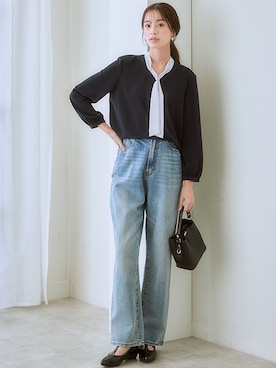 「しわになりにくい」｜nissen Ladies Modelsさん（レディース・167cm）の冬コーディネート
