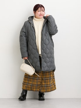 「nissen（ニッセン）のアイテム」を使った、nissen Ladies Modelsさん（レディース・158cm）の秋コーディネート