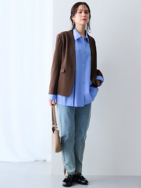 「アイテム（フォーマルスーツ/小物）」を使った、nissen Ladies Modelsさん（レディース・167cm）の冬コーディネート