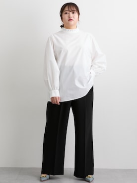 「アイテム（フォーマルスーツ/小物）」を使った、nissen Ladies Modelsさん（レディース・160cm）の冬コーディネート