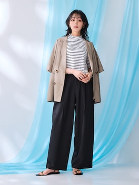 nissen Ladies Modelsさん（レディース・166cm）の春コーディネート