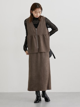 nissen Ladies Modelsさん（レディース・169cm）の秋コーディネート