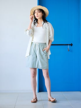 「アイテム（スポーツグッズ）」を使った、nissen Ladies Modelsさん（レディース・165cm）の春コーディネート