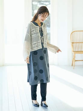 「pattok」｜「アイテム（ワンピース/ドレス）」を使った、nissen Ladies Modelsさん（レディース・167cm）の春コーディネート