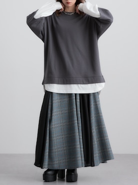 「nissen（ニッセン）のアイテム」を使った、nissen Ladies Modelsさん（レディース・154cm）の秋コーディネート