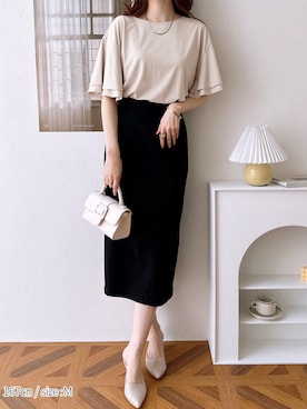 nissen Ladies Modelsさん（レディース・167cm）の春コーディネート