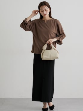「nissen（ニッセン）のアイテム」を使った、nissen Ladies Modelsさん（レディース・169cm）の秋コーディネート