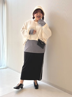 「150cm台コーデ」｜「アイテム（その他トップス）」を使った、nissen Ladies Modelsさん（レディース・155cm）の春コーディネート