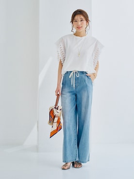 nissen Ladies Modelsさん（レディース・166cm）の春コーディネート