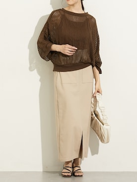 「nissen（ニッセン）のアイテム」を使った、nissen Ladies Modelsさん（レディース・160cm）の秋コーディネート