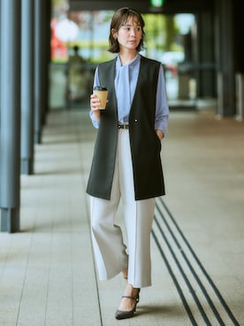 「nissen（ニッセン）のアイテム」を使った、nissen Ladies Modelsさん（レディース・169cm）の秋コーディネート