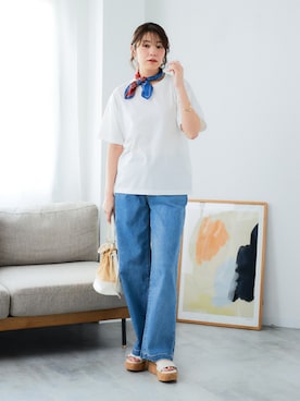 「レディースファッション」｜nissen Ladies Modelsさん（レディース・160cm）の春コーディネート