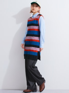 「TTOL（トール）のアイテム」を使った、nissen Ladies Modelsさん（レディース・160cm）の春コーディネート