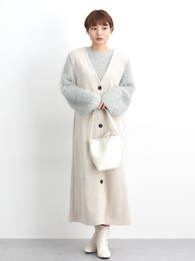 「レディース」｜「アイテム（ワンピース/ドレス）」を使った、nissen Ladies Modelsさん（レディース・168cm）の秋コーディネート